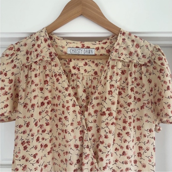 Christy Dawn ‘Dawn’ Dress / Cream Floral - Picture 3 of 4